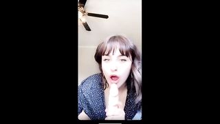 Lav Little Dildo Blowjob Premium Snapchat Video Leaked