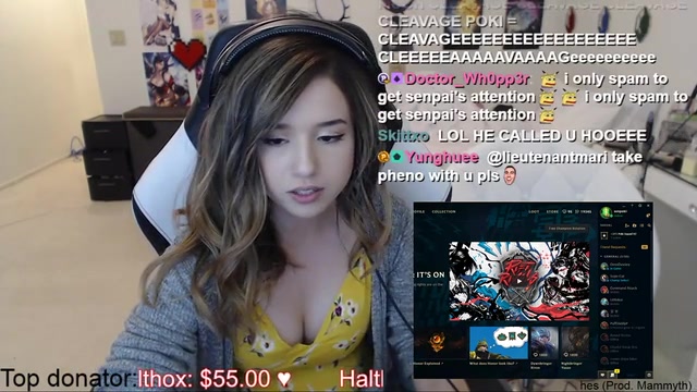 Nude girl on twitch